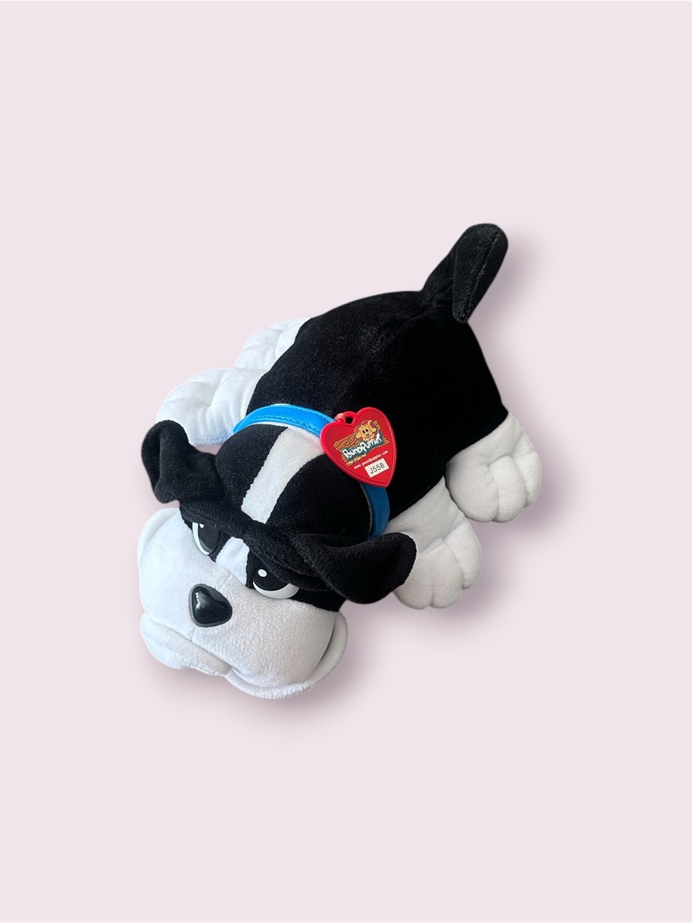 Vintage 2000 Jakks Pacific Pound Puppies Battery Operated Black & White Toy
